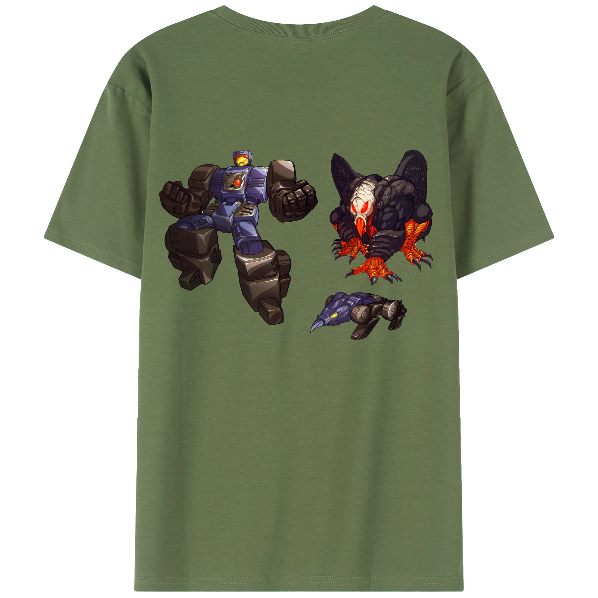 （画像用）  綿100％ メンズ半袖Tシャツ（バックプリント） 通気性
